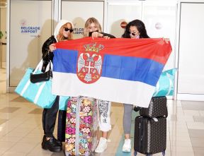 hurricane eurosong stigle u beograd marija serifovic