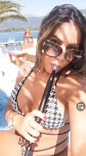 sandra afrika u kupacem foto