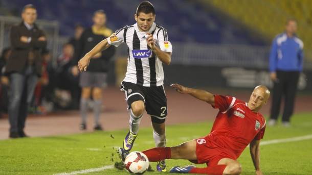 Marko Živković iz FK Partizan igra za Teleoptik