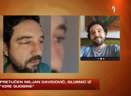 Miljan Davidović pretučen