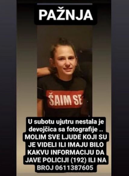 nestala emilija devojcica iz cacka 