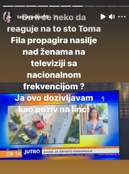 tamara djuric nepropisno parkiranje toma fila komentar