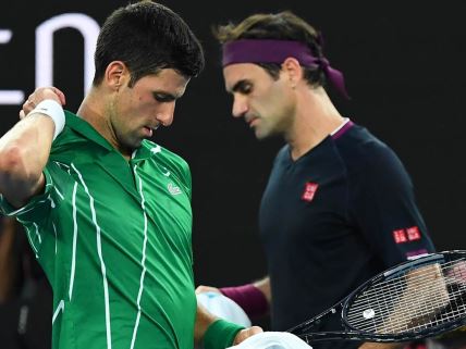 Novak Đoković i Rodžer Federer.