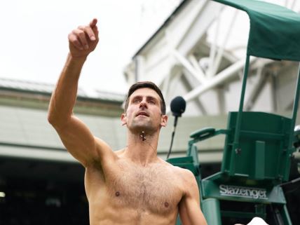 novak djokovic vimbldon novinar risi persad