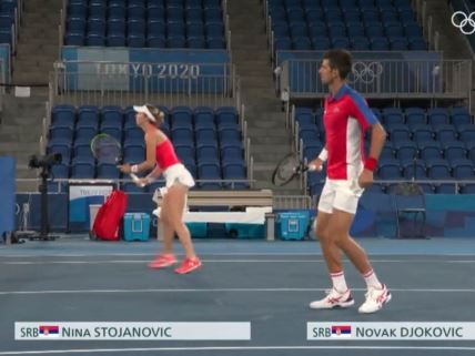 Novak Đoković i Nina Stojanović