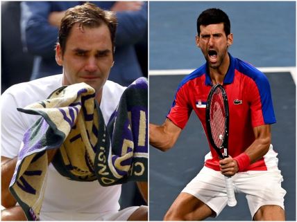 Rodžer Federer i Novak Đoković