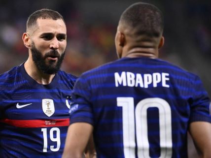 Karim Benzema i Kilijan Mbape