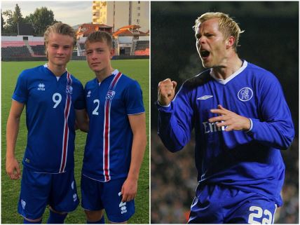 Eidur Gudjonsen i Andri Gudjonsen