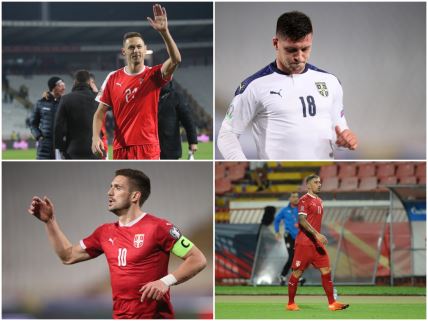 nemanja matić, luka jović, dušan tadić, aleksandar kolarov