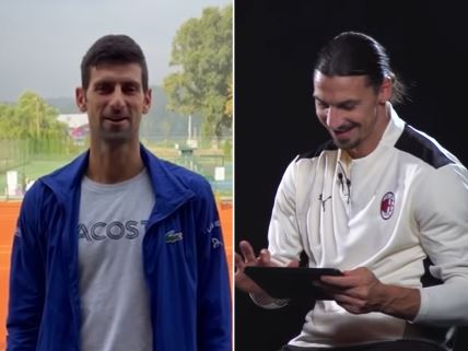 Novak Đoković Zlatan Ibrahimović