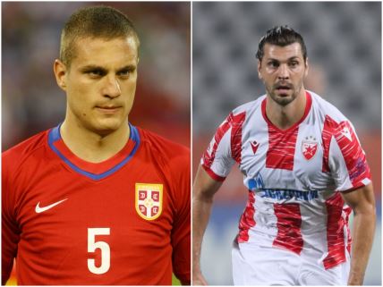 Nemanja Vidić i Aleksandar Dragović