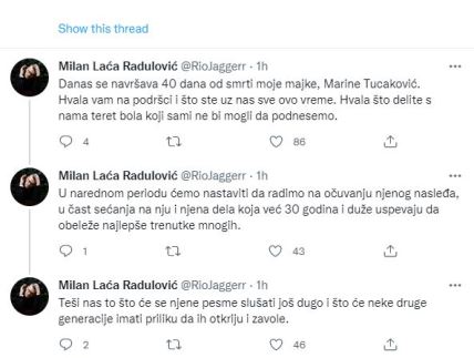 Laća se oglasio posle 40 dana