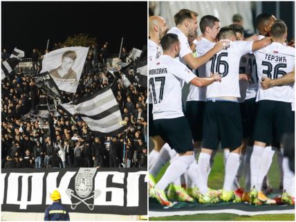 fk partizan, gent, navijači