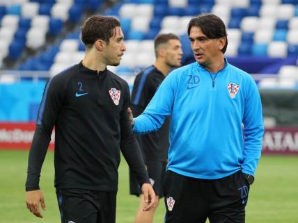 Zlatko Dalic i Sime Vrsaljko