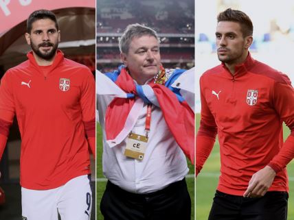 Aleksandar Mitrović, Dragan Stojković Piksi, Dušan Tadić