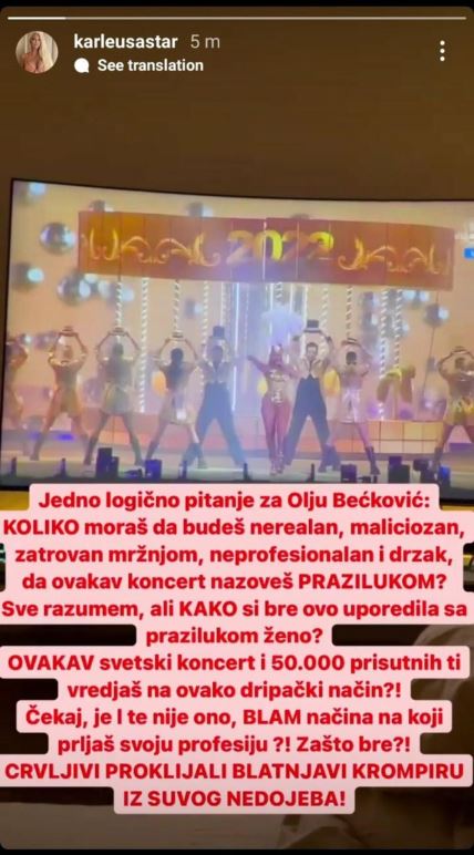 Jelena Karleuša Olji Bećković