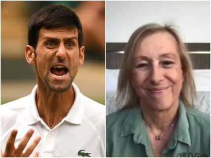 Novak Đoković i Martina Navratilova