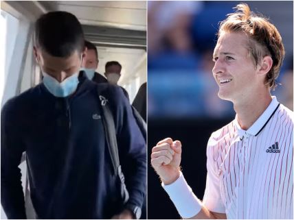 Novak Đoković, Sebastijan Korda korona Australijan open