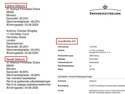 QuantBioRes Novak Đoković i Jelena Đoković