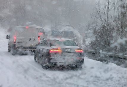 Snežna mećava magistrala ka Crnoj Gori