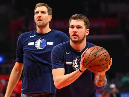 Dirk Novicki i Luka Dončić