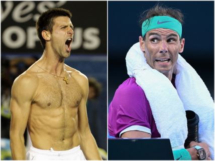 Novak Đoković i Rafael Nadal 1