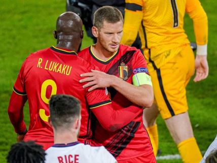 Romelu Lukaku Jan Vertongen Belgija