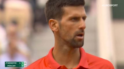 Novak Đoković Aleks Molčan uživo prenos livestream Eurosport Rolan Garos