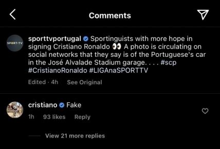 Kristijano Ronaldo ne ide u Sporting