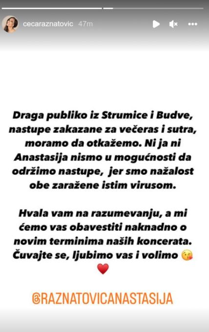 ceca saopštenje