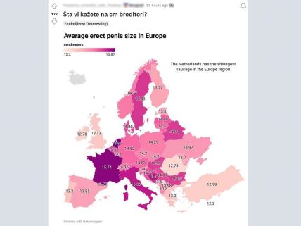 mapa Evrope