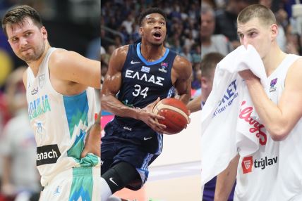 Luka Dončić Janis Adetokumbo Nikola Jokić