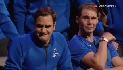 Rodžer Federer, Rafael Nadal suze