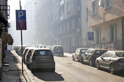 Beograd ulica parking