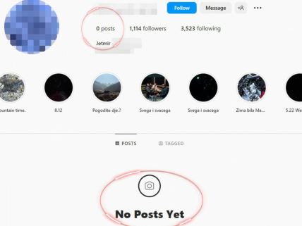 Jetmir G. obrisao sve slike na Instagramu