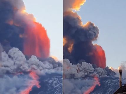 Etna erupcija