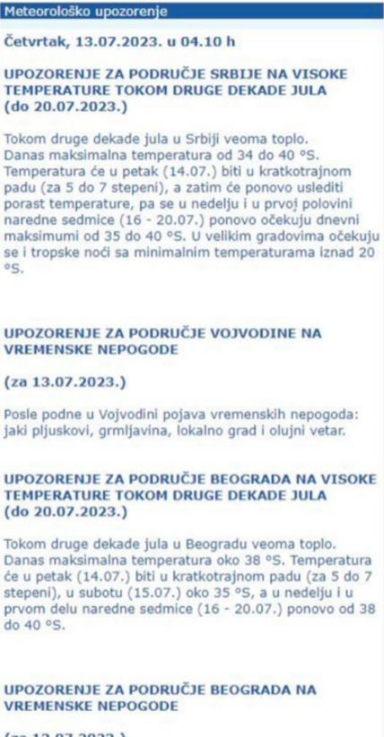 upozorenje