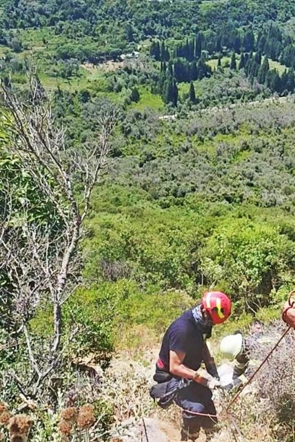 Provalija u kojoj je bio automobil i telo Vladana Stankovića