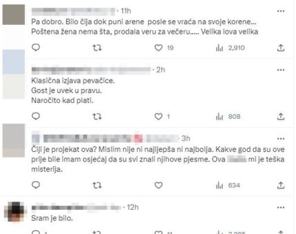 aleksandra prijović twitter komentari