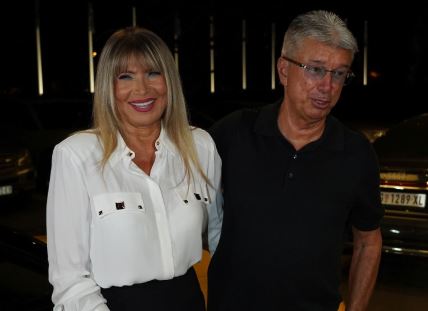 Saša Popović i supruga Suzana dok je bio živ