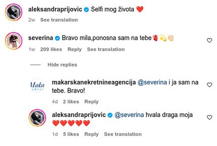 Severina i Aleksandra Prijović Instagram