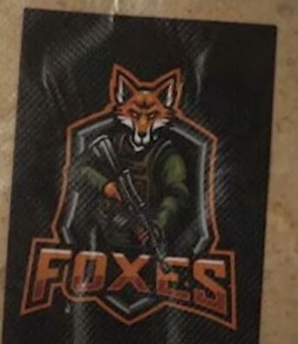 Foxes stiker