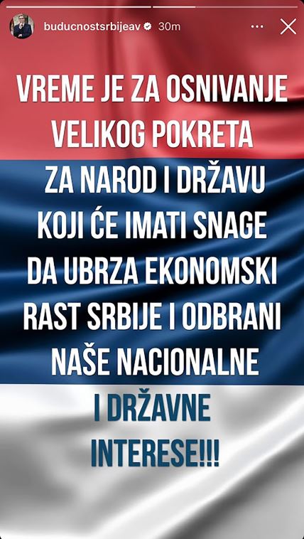 aleksandar vučić pokret