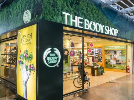 britanska kompanijia za kozmetiku, negu kože i parfeme THE BODY SHOP