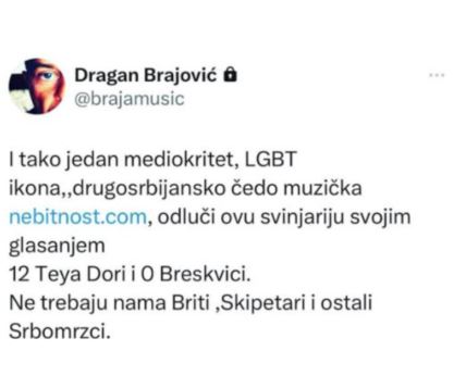 Braja tvit o Sajsi MC