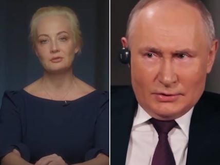 Julija Navaljna i Vladimir Putin