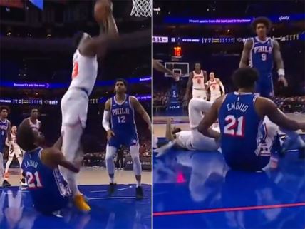 Džoel Embiid namerno pokušava da povredi Mičela Robinsona