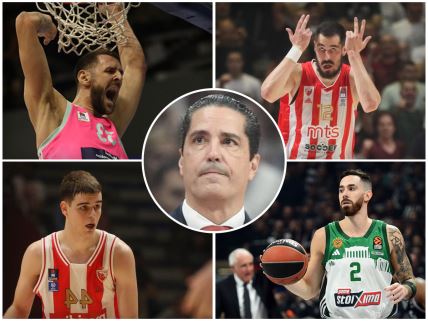 Janis Sferopulos Nikola Kalinić Uroš Plavšić Nikola Topić