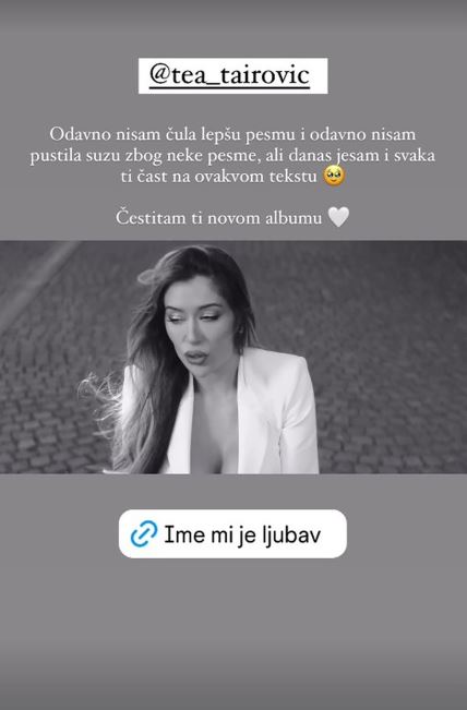 Adreana Čekić o albumu Tee Tairović