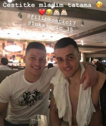 Luka Jović i Filip Kostić